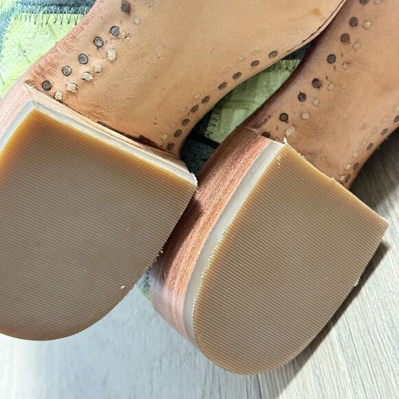 El General Boots Men 7.5 Green Exotic Leather Diamond Patchwork - Picture 12 of 12